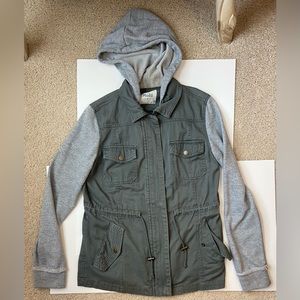 Mudd Army Green Vest Jacket size small